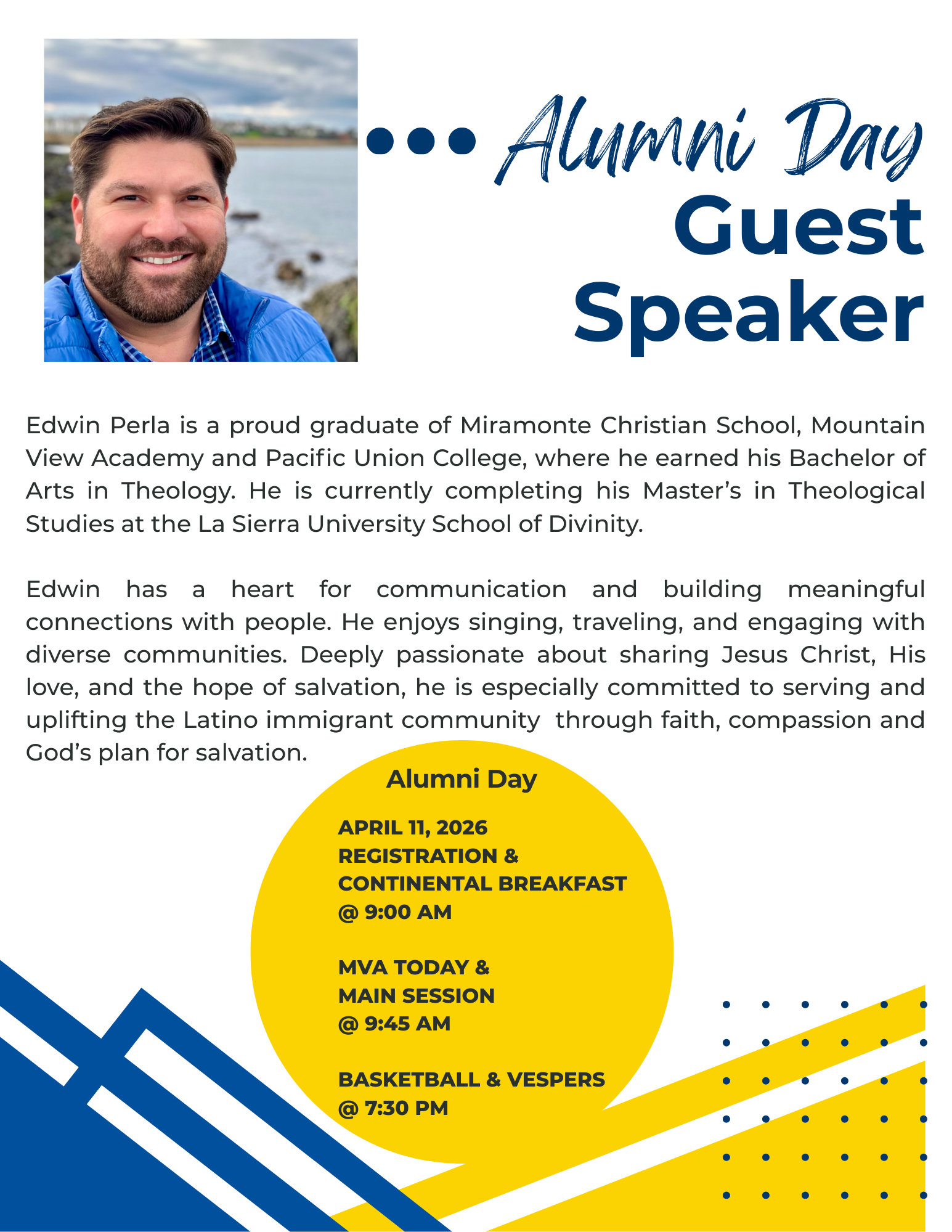 Perla alumni service speaker