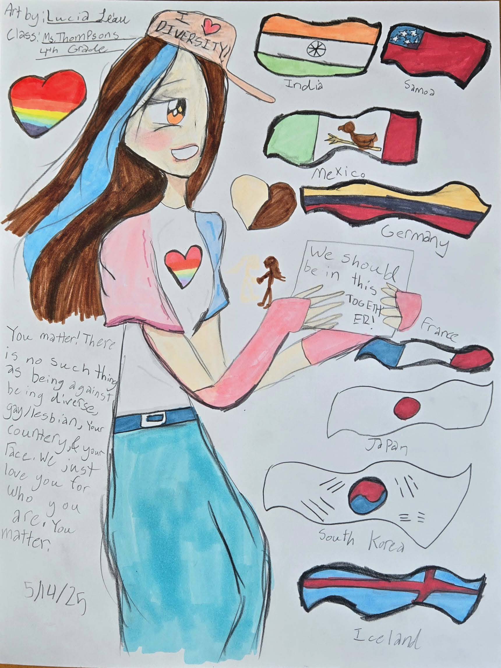 "You are Perfect no Matter What" by Lucia