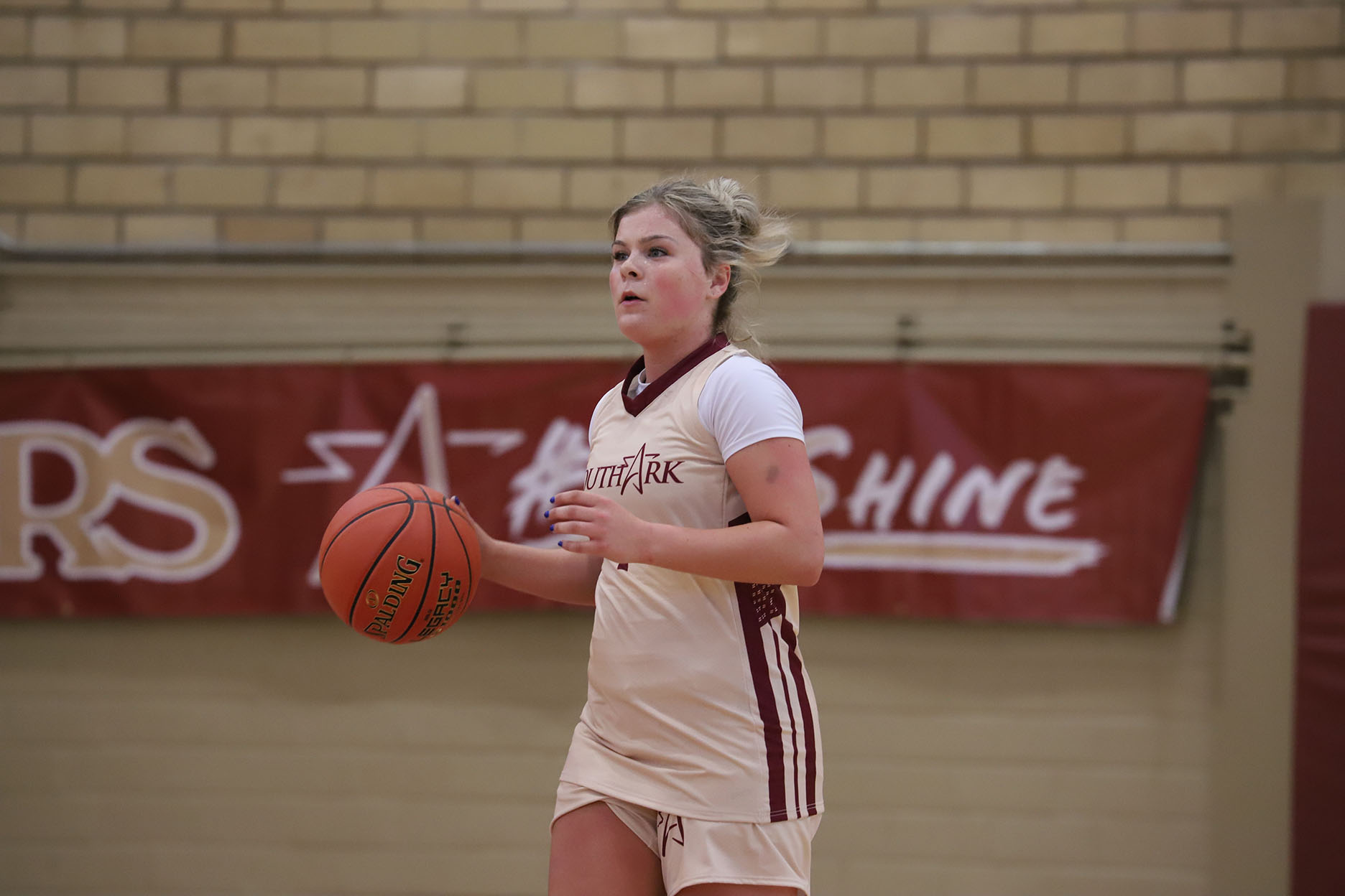 Women's basketball game photo