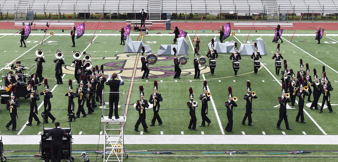 The Arlington High School Marching Band