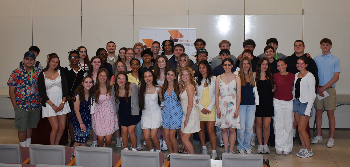 Arlington Education Foundation Scholarship recipients