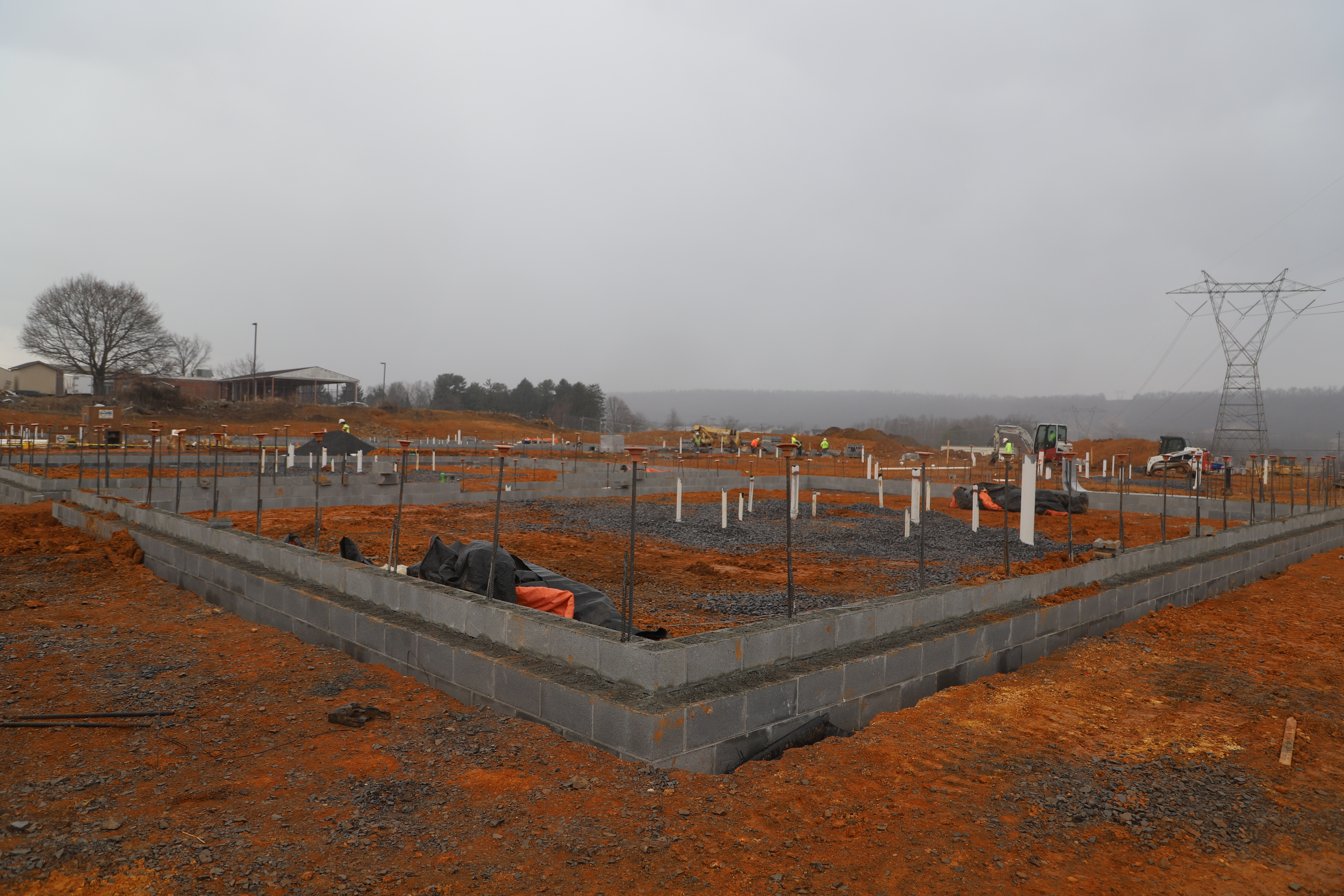 image of hedgesville learning center construction