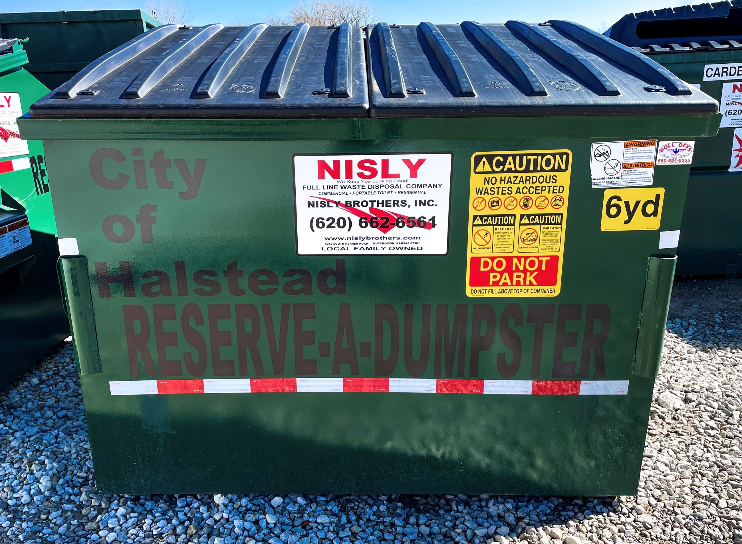 reserve a dumpster