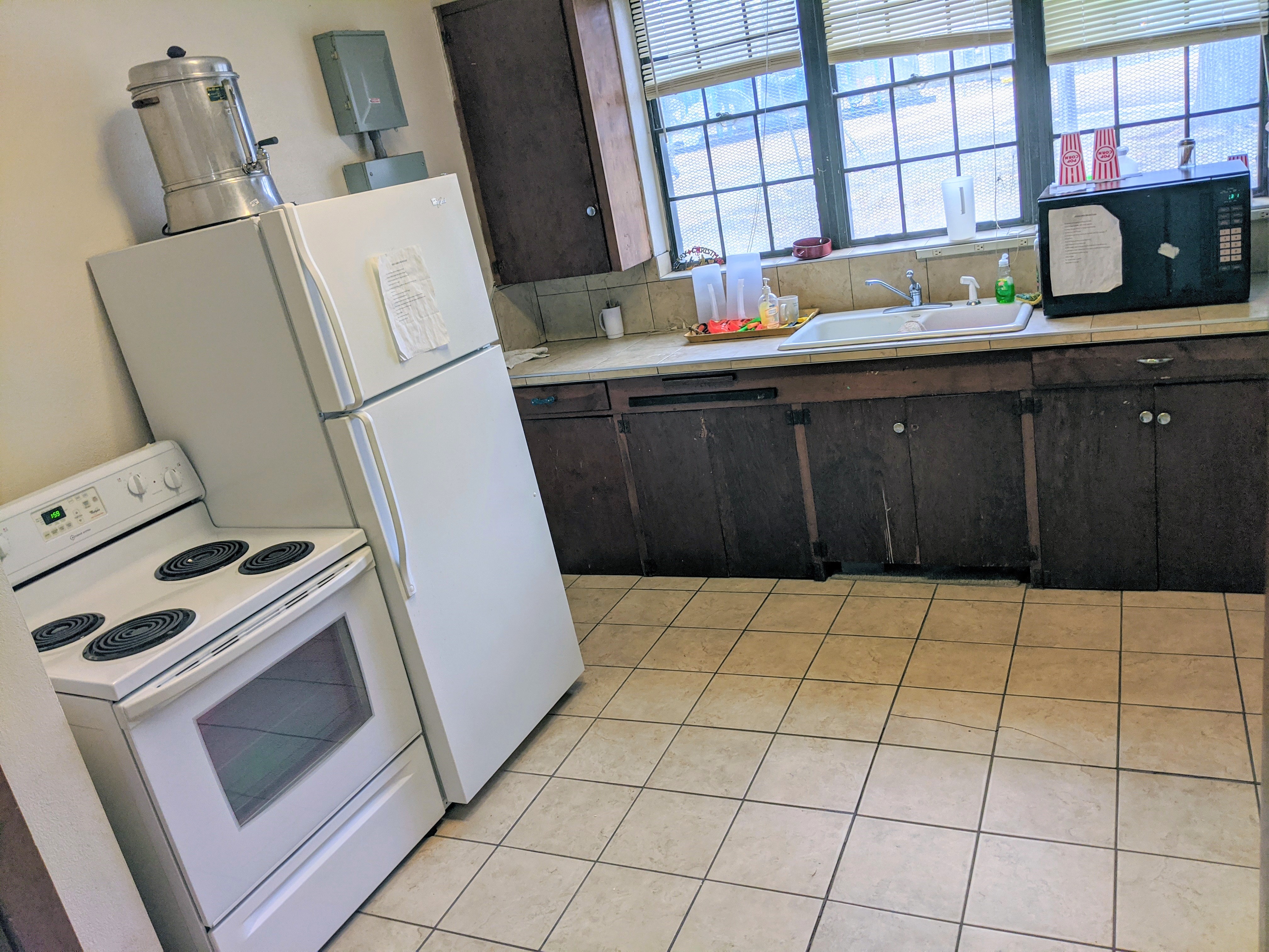 scout cabin kitchen