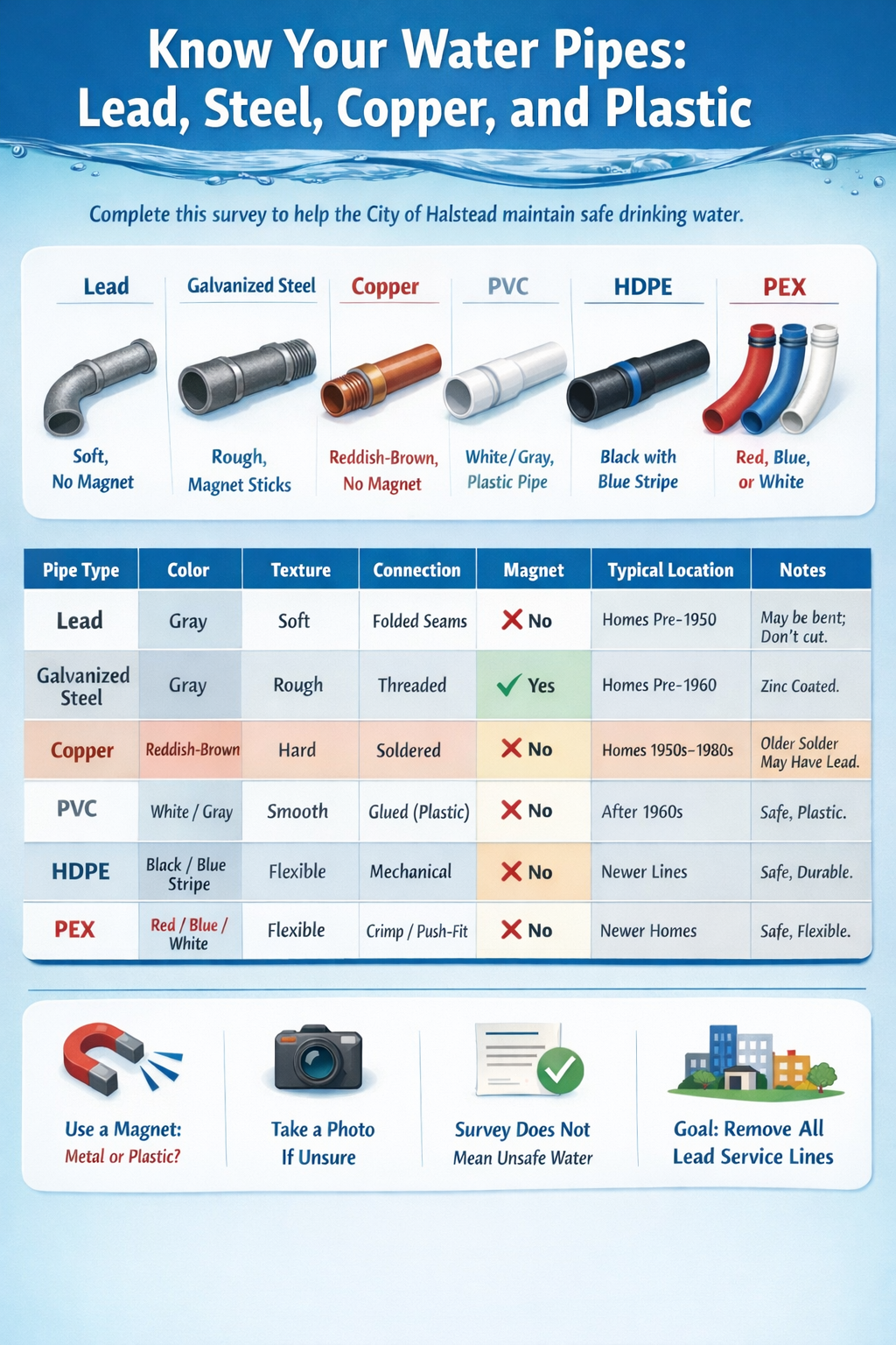 Water Pipe Guidelines