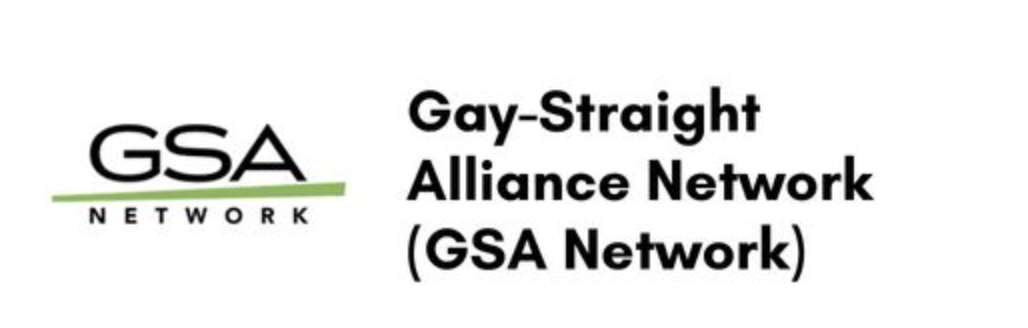 This is a logo of the Gay Straight Alliance Network, which is an organization that works to connect and support LGBTQ+ youth through various programs and resources.