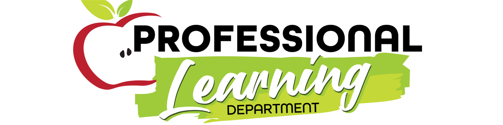 Professional learning department banner