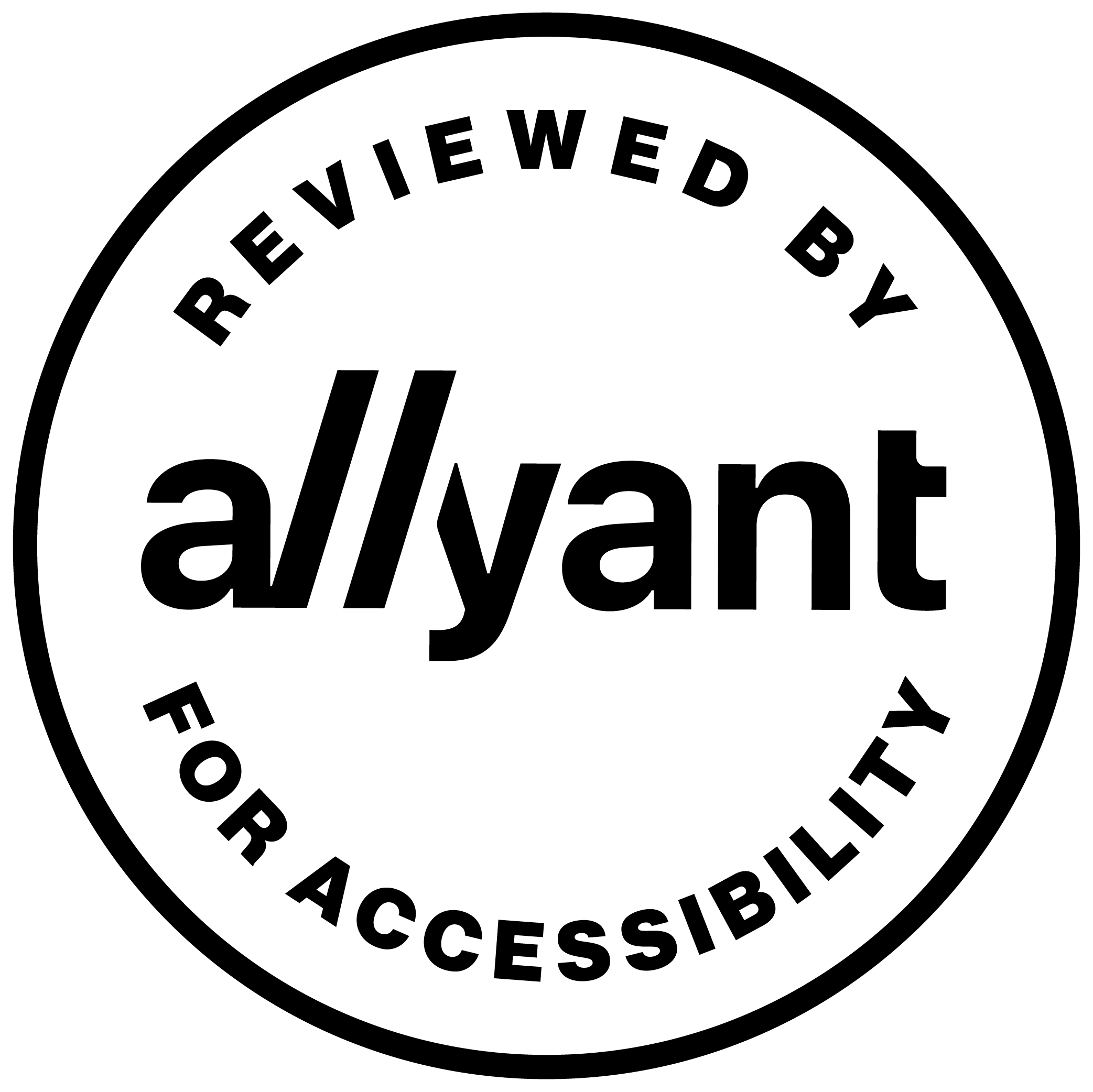 Reviewed by Allyant for accessibility badge