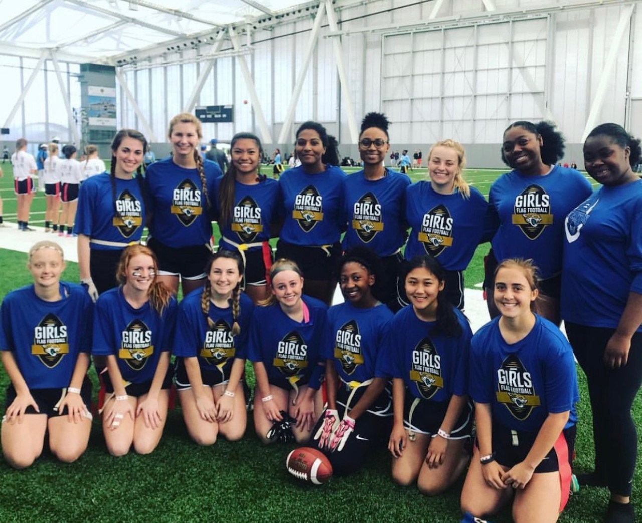 Duval County Public Schools Girls Flag Football sponsored by Jacksonville Jaguars