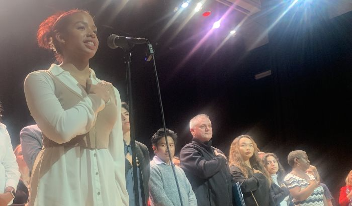 Riverside HS naturalization ceremony