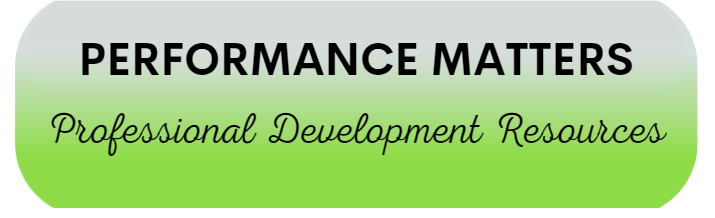 performance matters professional development