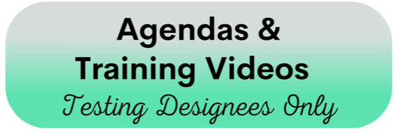 Agendas and Training Videos