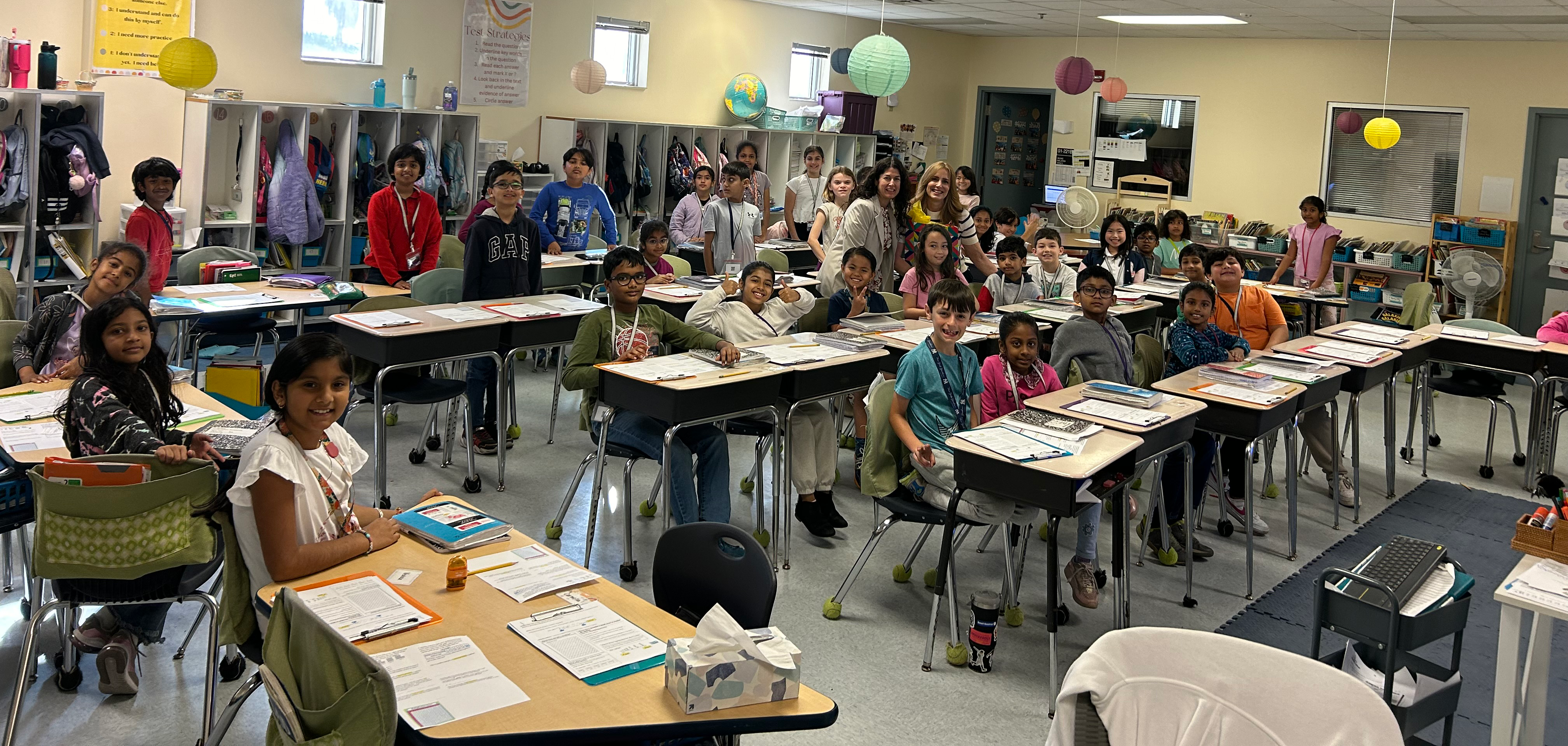 Jacksonville Beach Elementary teacher Shannon Erickson surprised with a gift in her class