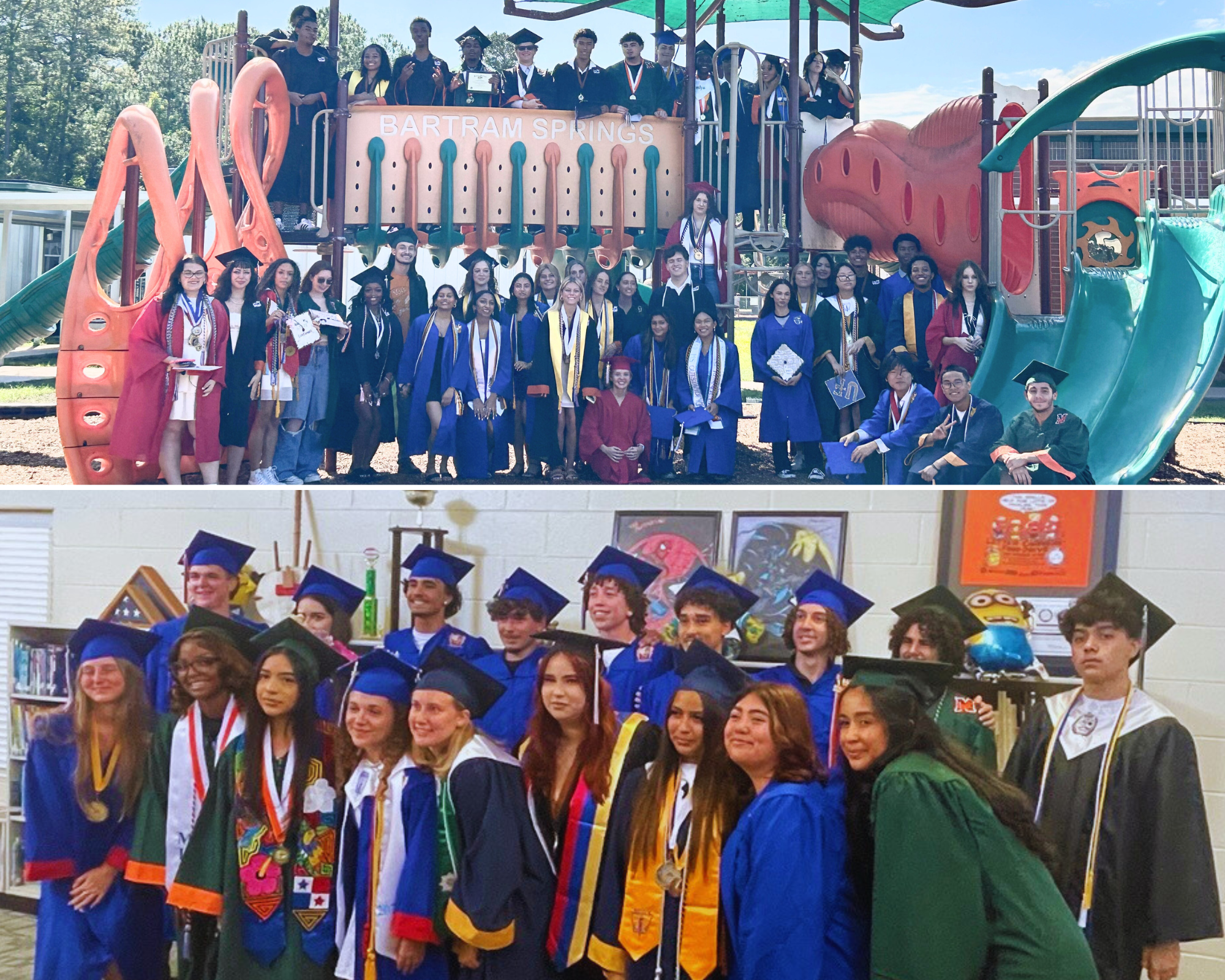 Grad walks at Bartram and Beauclerc Elementary schools