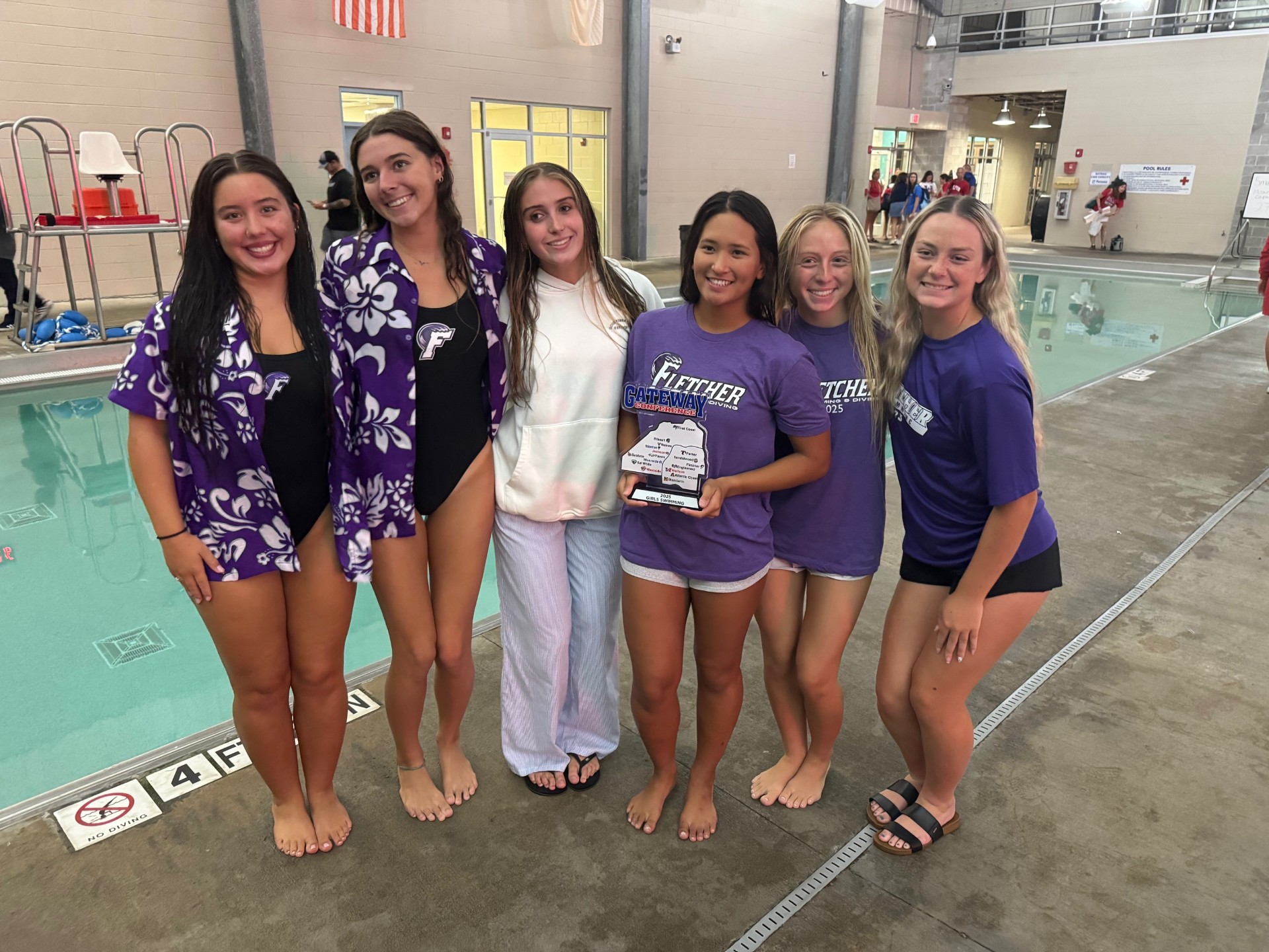 Fletcher High School Girls Swim Champions