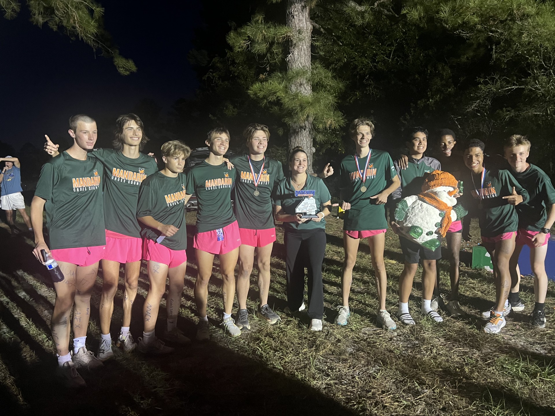 Mandarin High School Boys Cross Country Champions