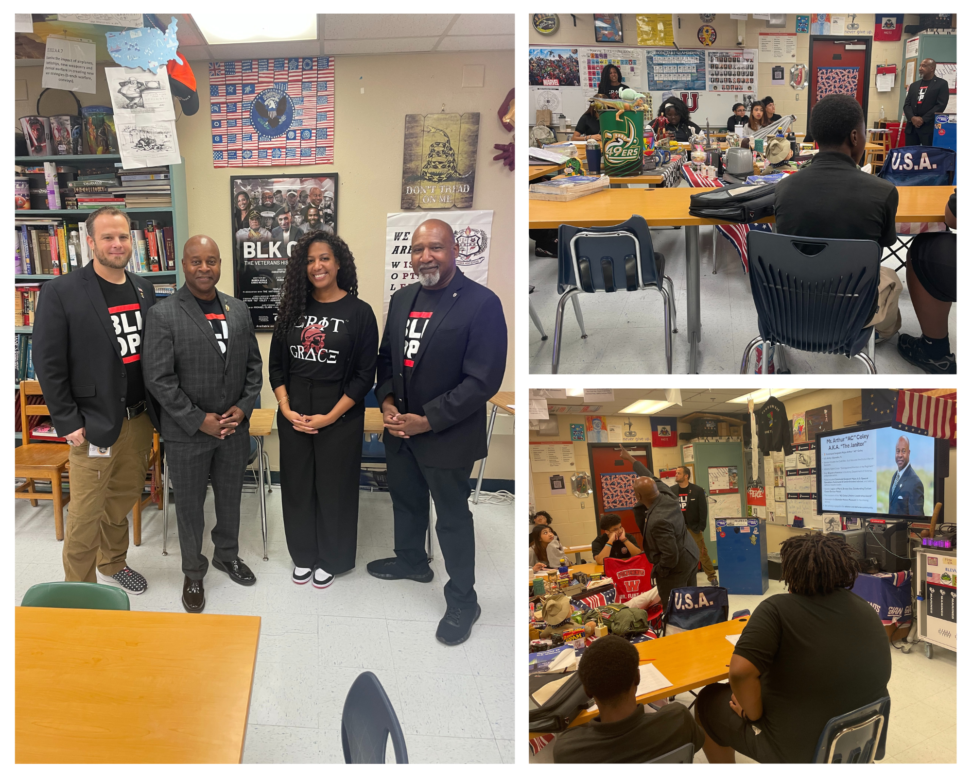 BLKOPS presentation at Westside HS