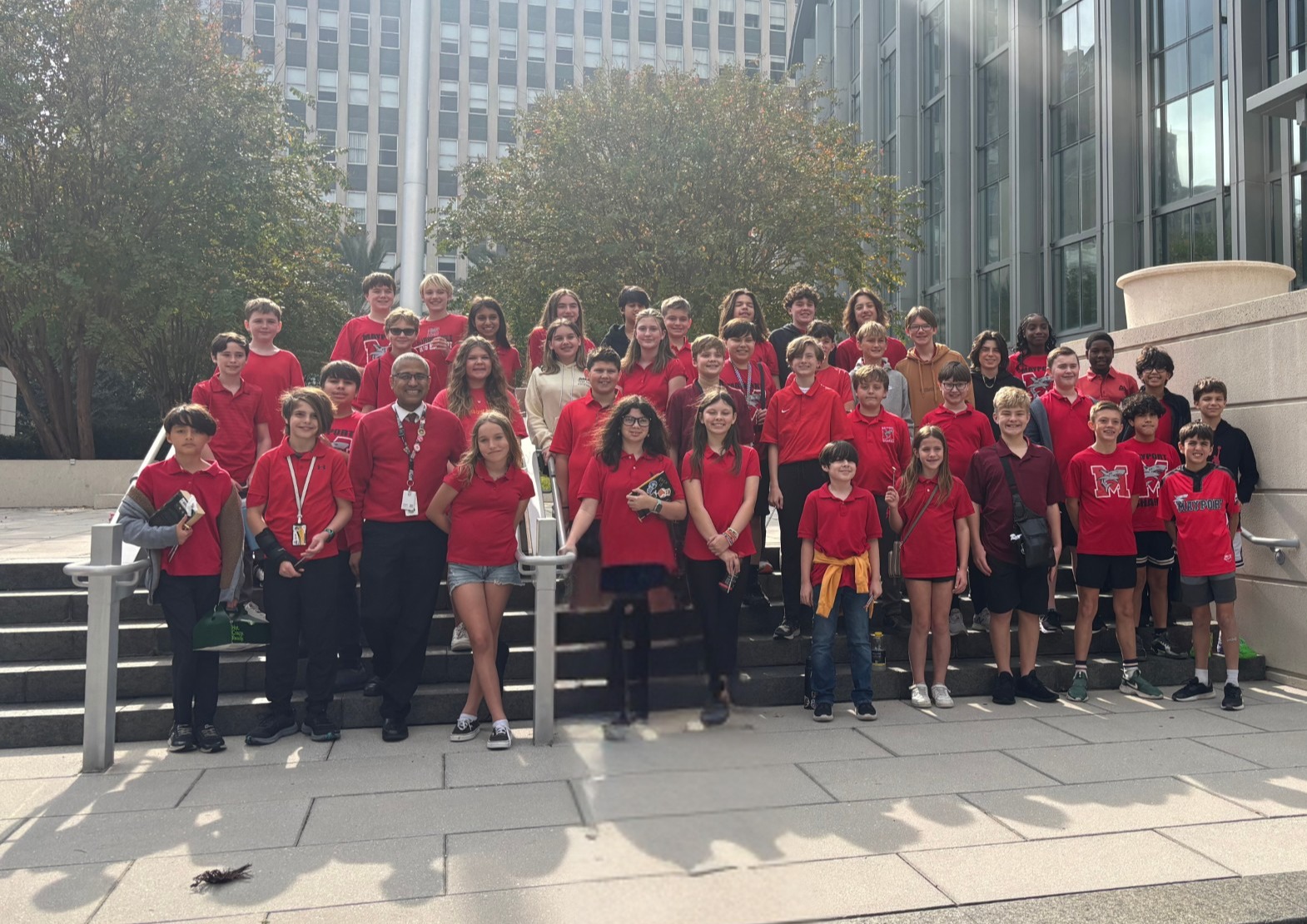 Mayport Middle School students visit federal courthouse