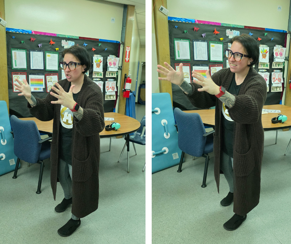 classroom interpreter Alissa Liufu 