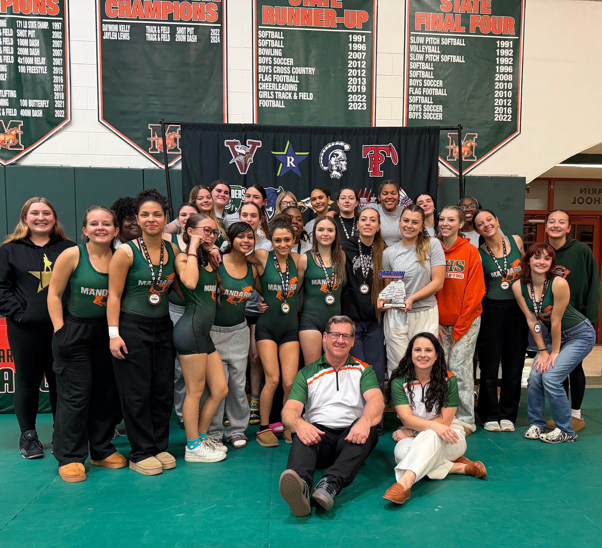 Mandarin High School Girls Weightlifting Champions