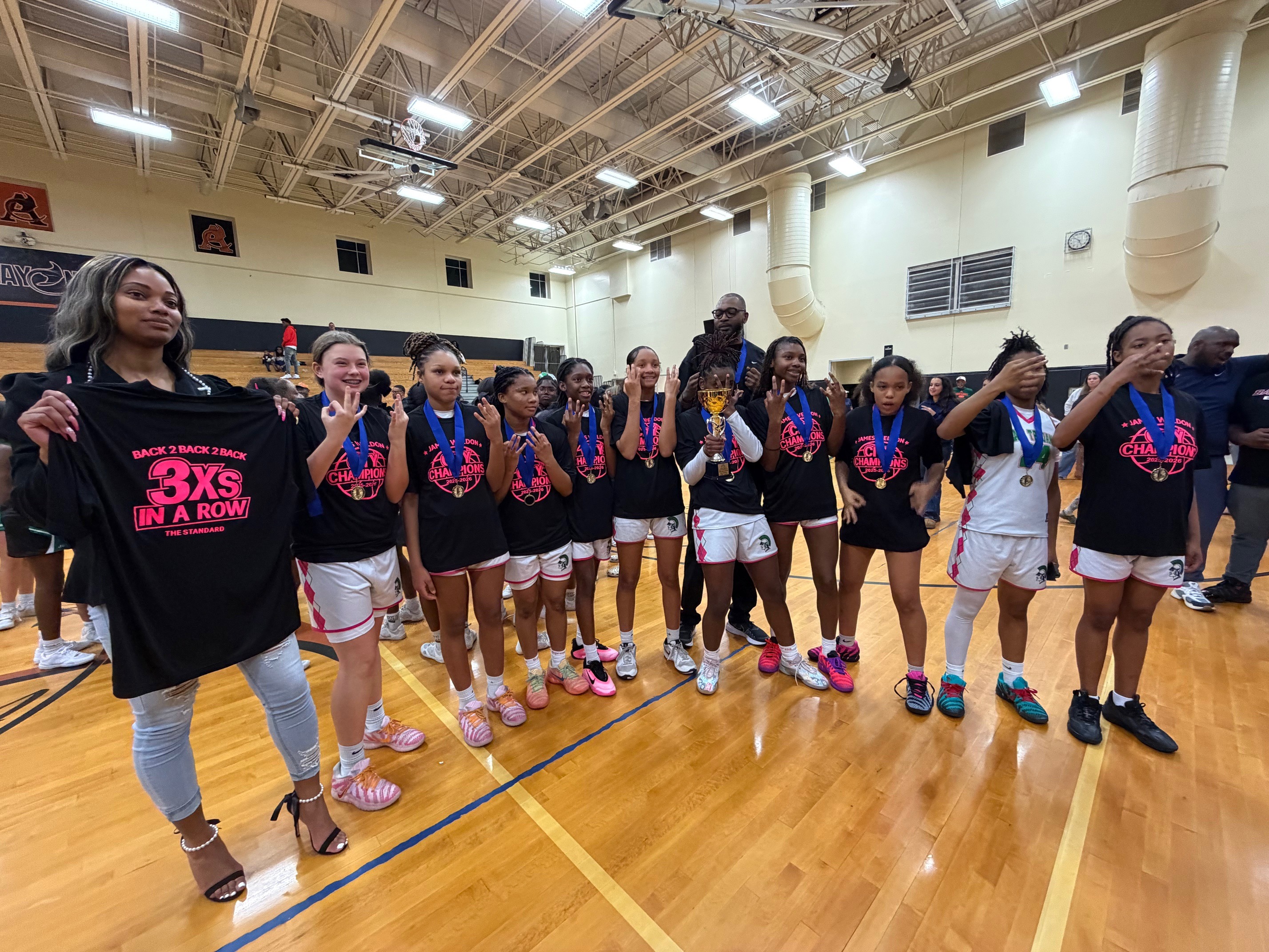JW Johnson College Prep Girls Basketball City Champions
