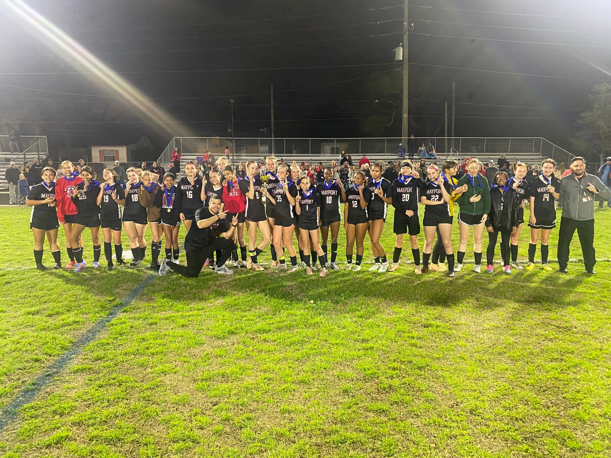 Mayport Middle School Girls Soccer City Champions