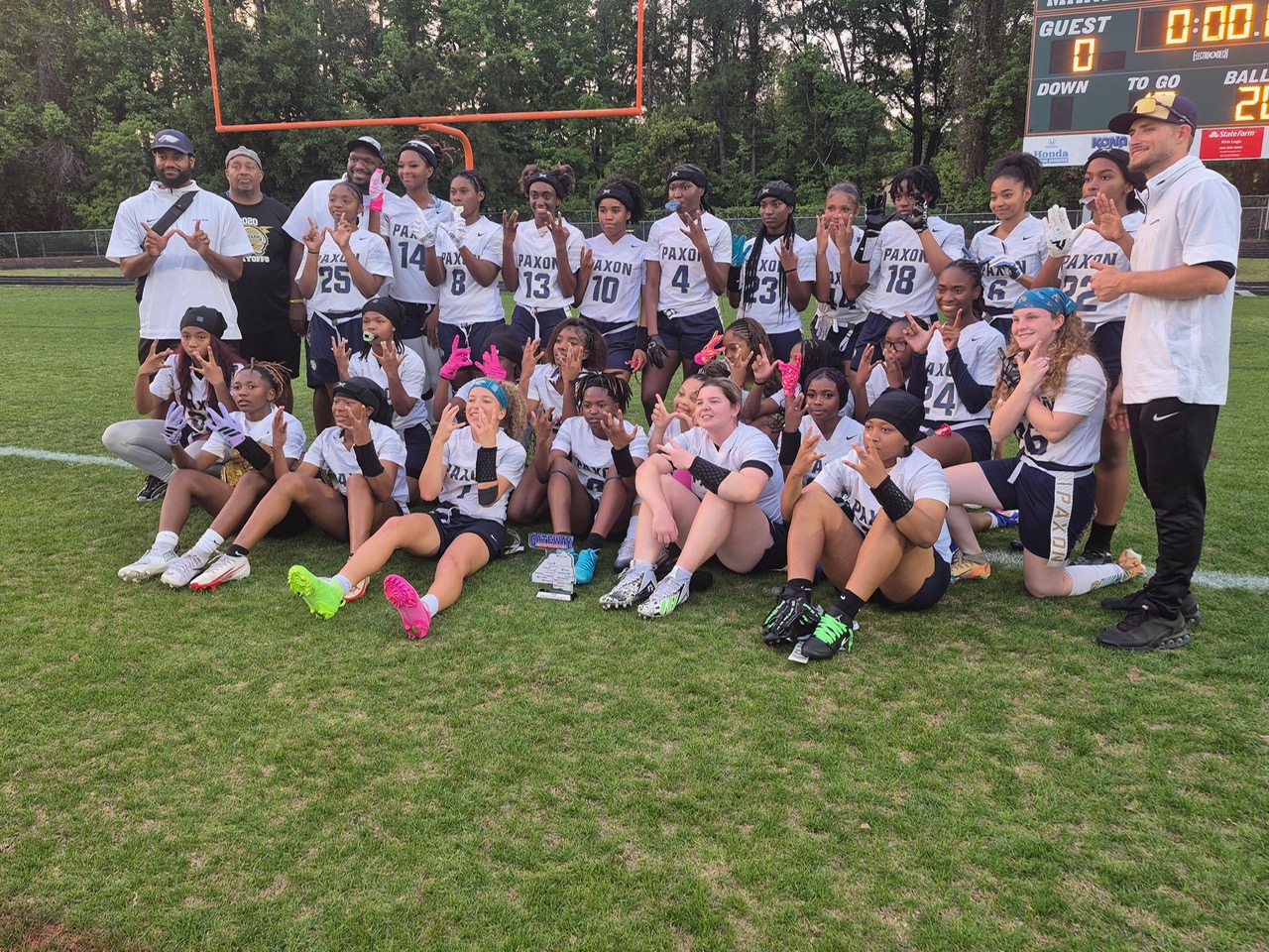 Paxon School for Adv Studies Flag Football Champions