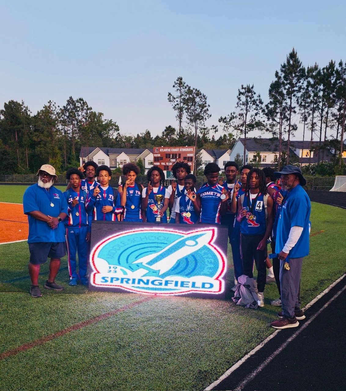 Springfield Middle School Boys Track City Champions