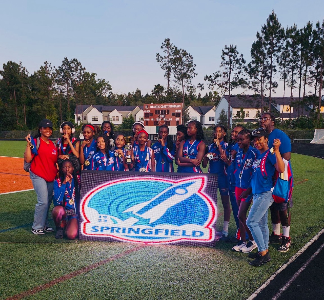 Springfield Middle School Girls Track City Champions