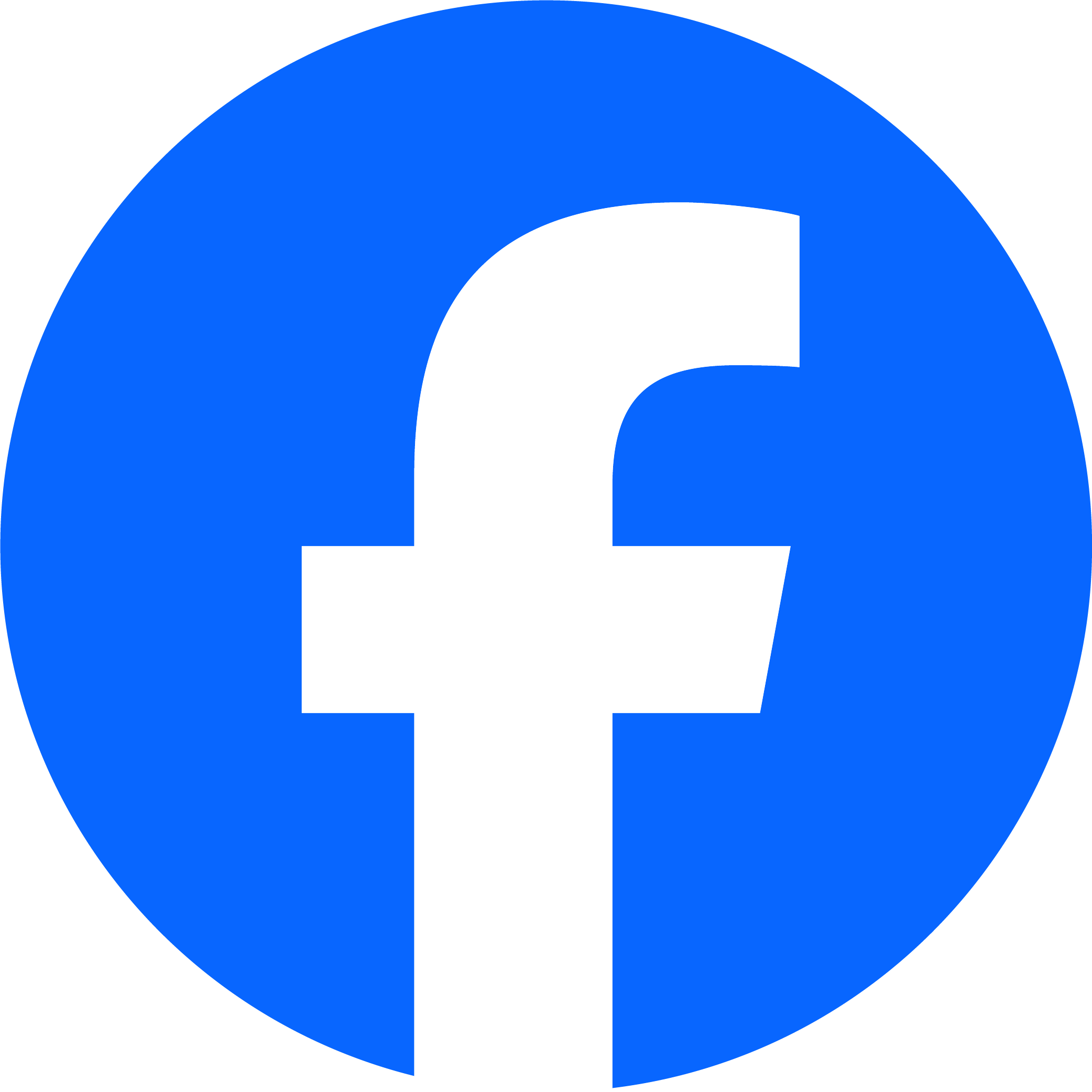 Facebook Logo (Blue circle, lowercase f)
