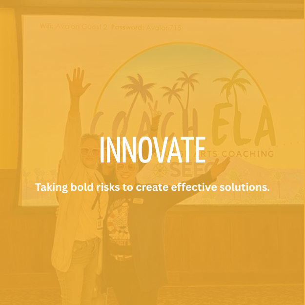 innovate: taking bold risks to create effective solutions