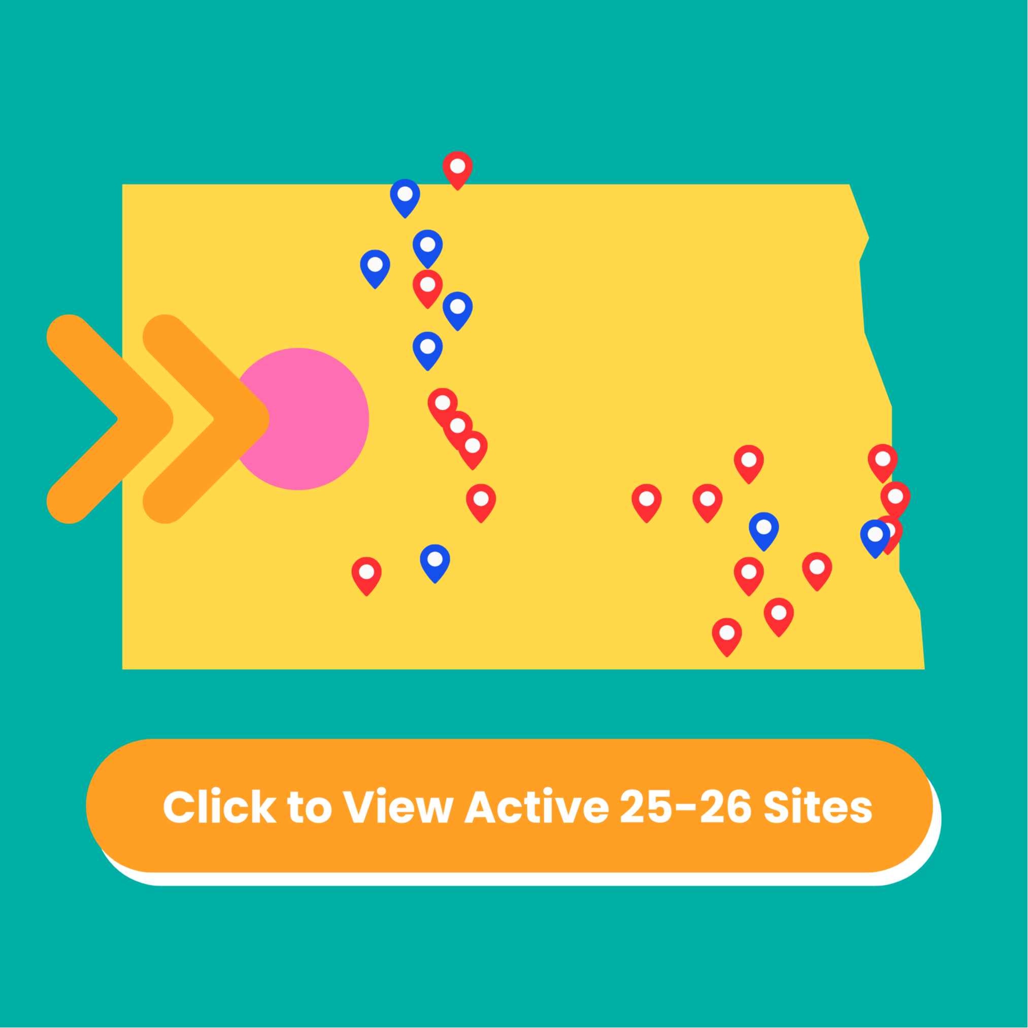 click to view map of active sites