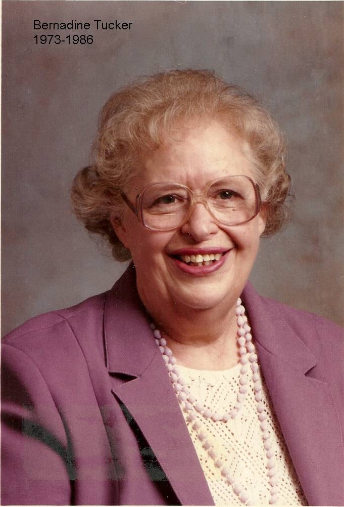 Bernadine Tucker (1973-1986)