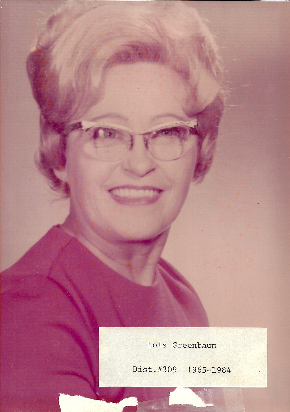 Lola Greenbaum (1965-1984)