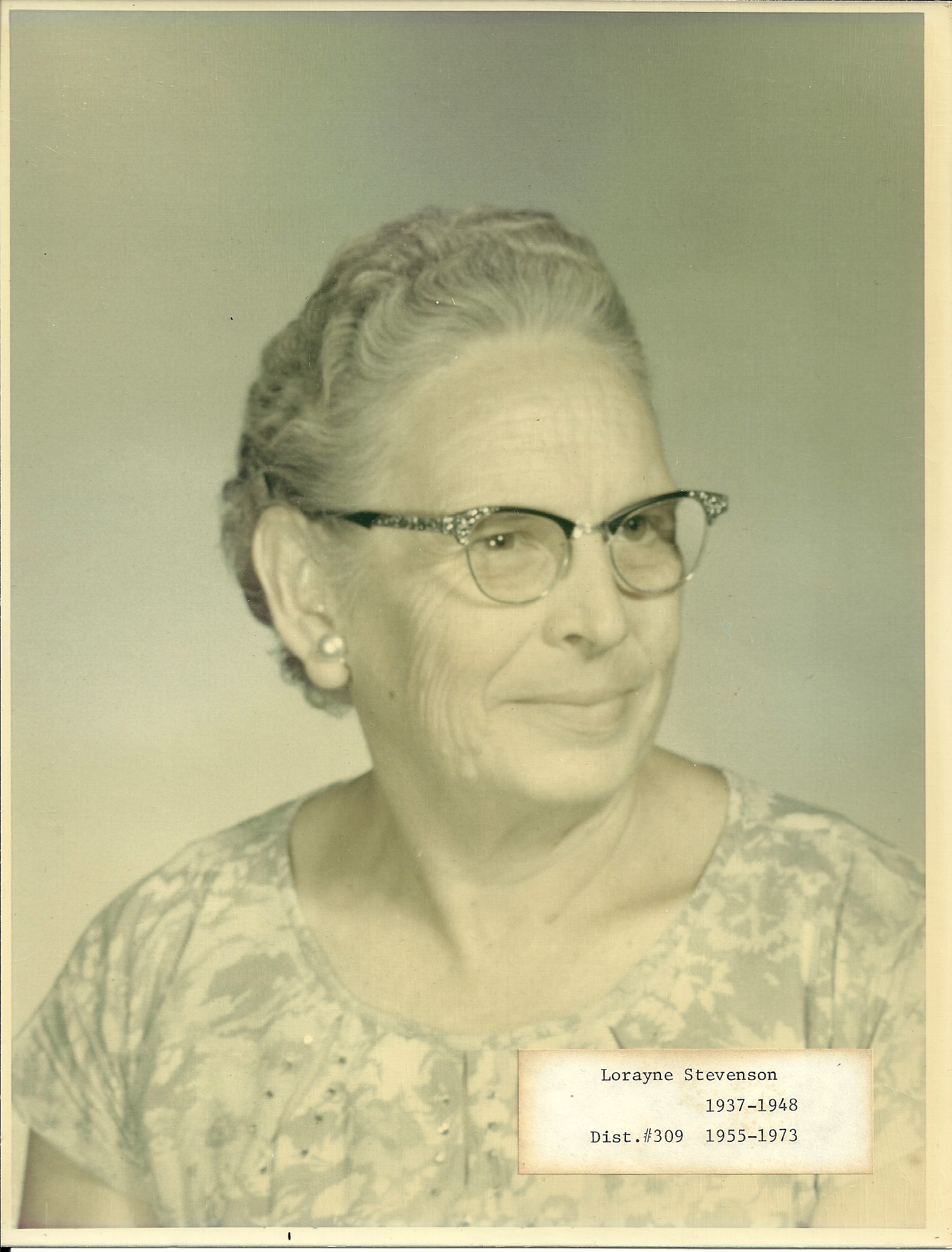 Lorayne Stevenson (1937-1948, 1955-1973)