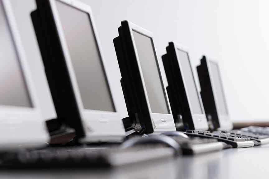 Row of Computers