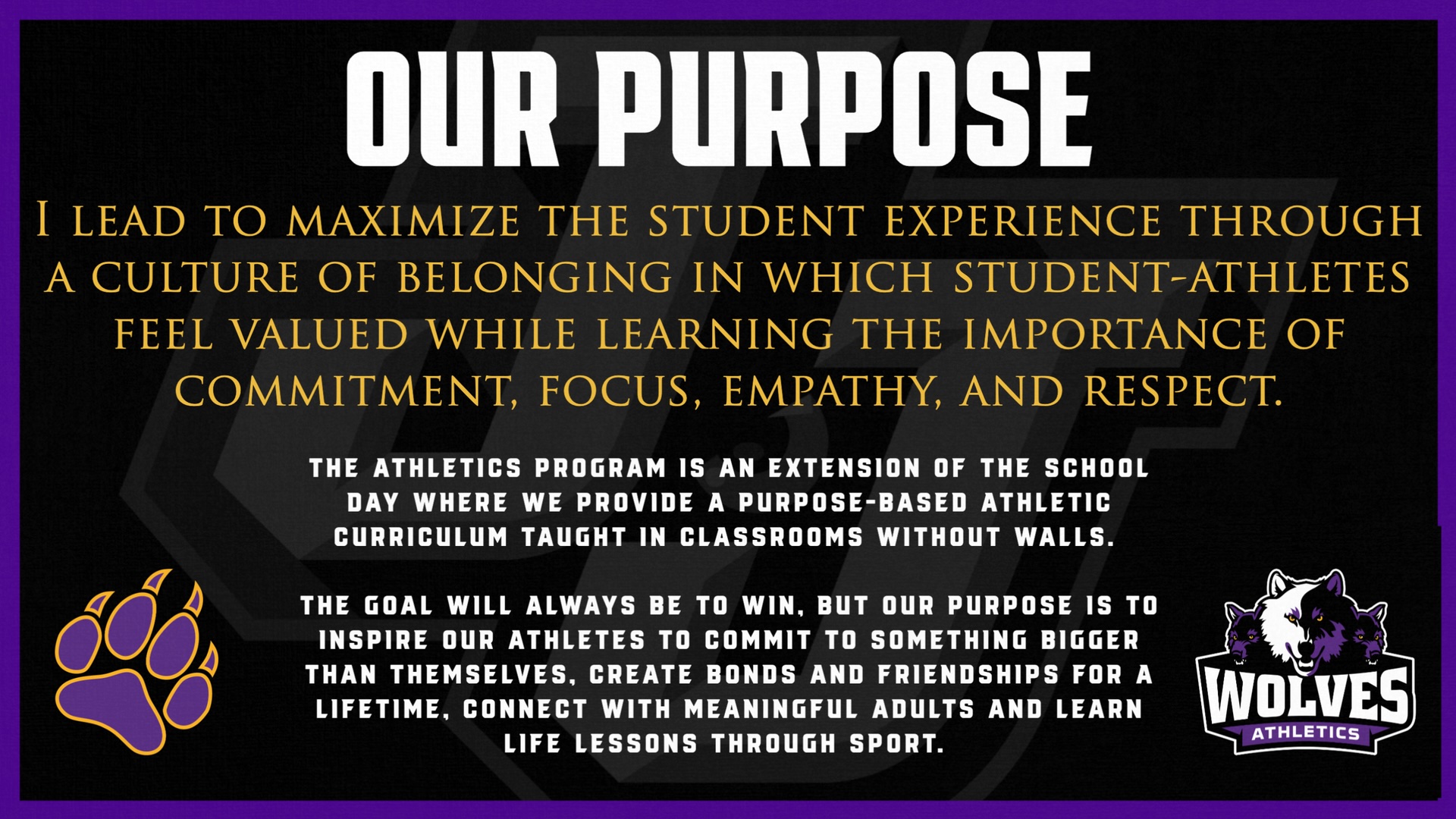 Our purpose