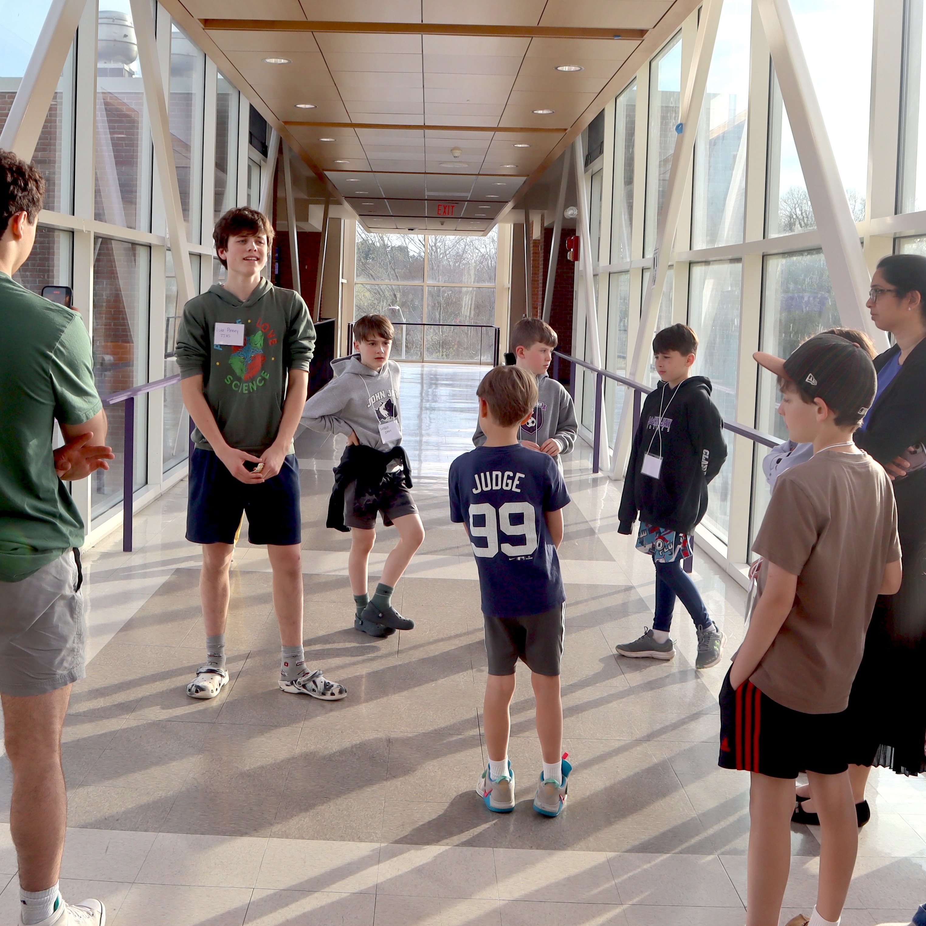 leading a sustainability tour