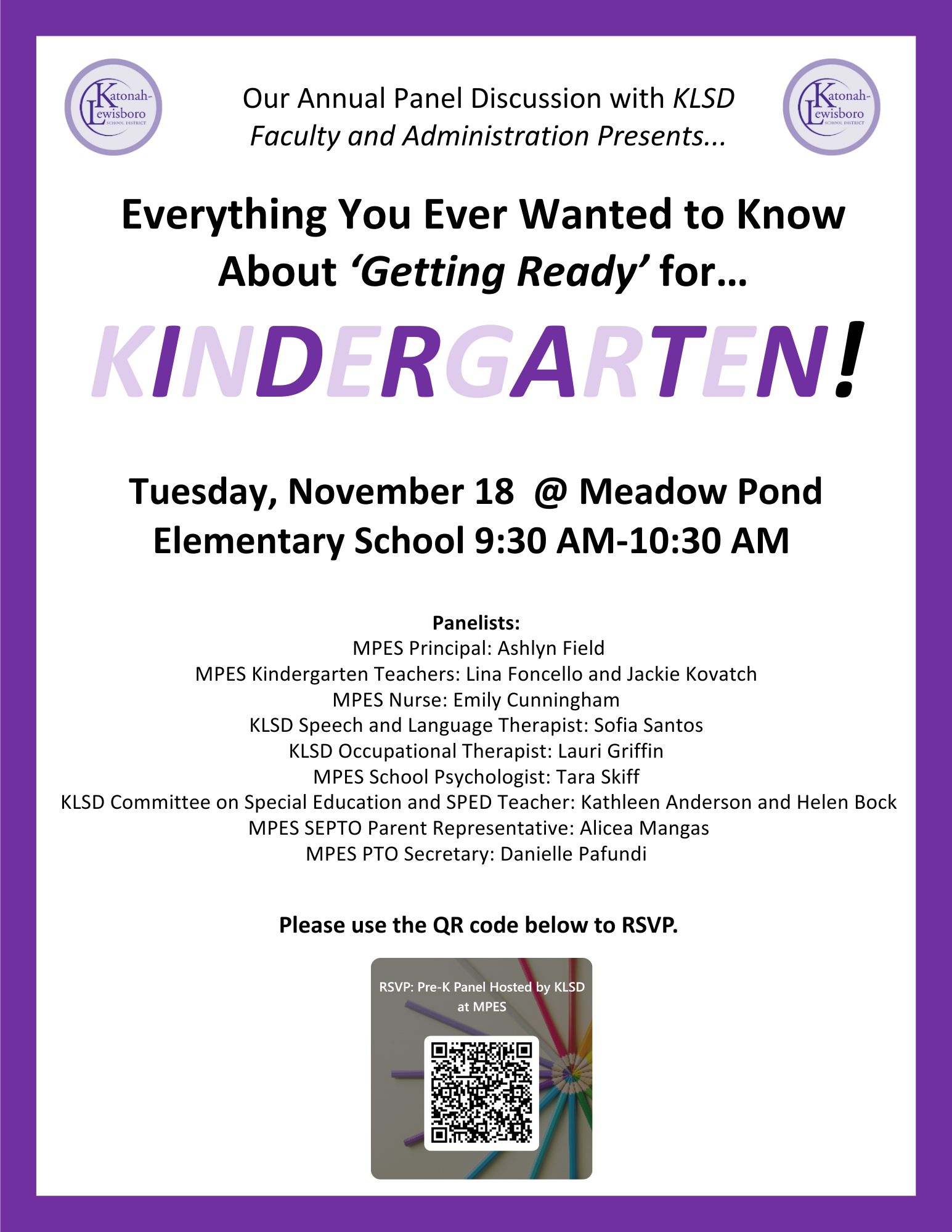 Annual PreK Panel Discussion