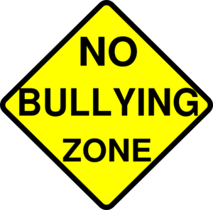 No Bullying Zone sign