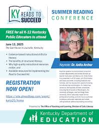 KY Reads to Succeed Summer Conference Information