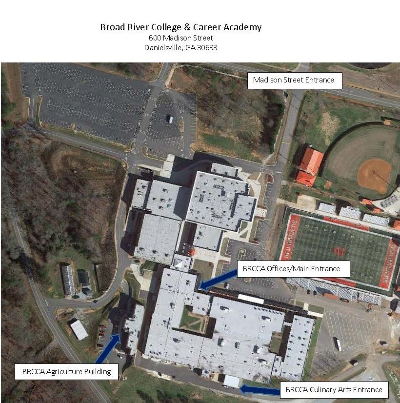 Map of Broad River College & Career Academy