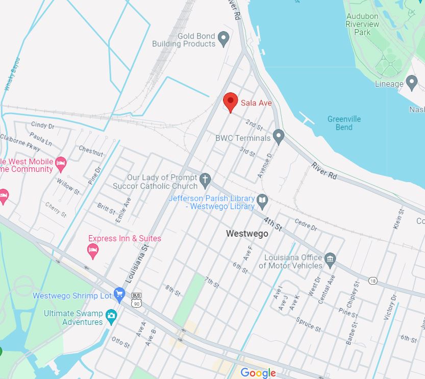 River to Bayou Map