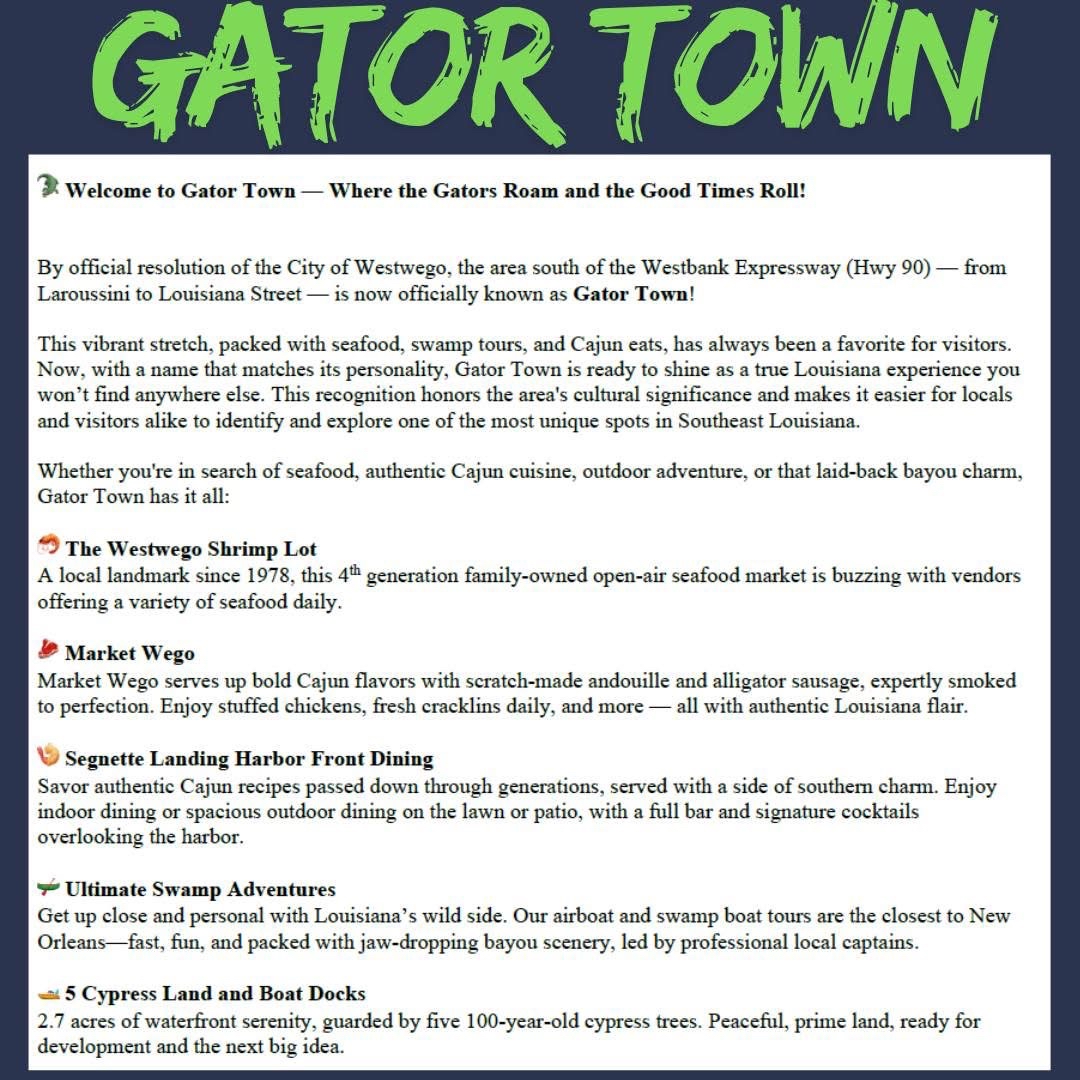 What's in Gator Town?