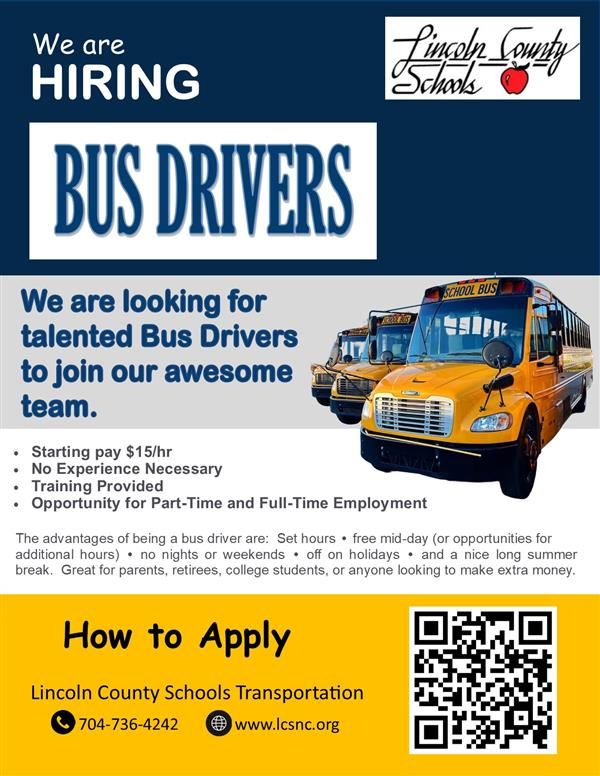 Hiring Bus Drivers Information