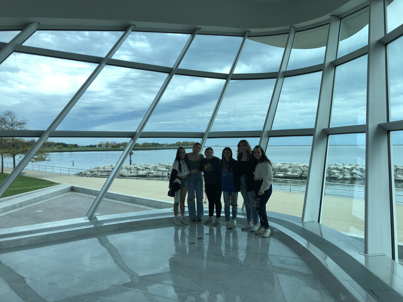 The Atrium at the Milwaukee Art Museum