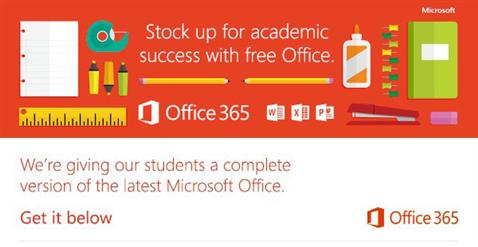 Office 365 for Students Graphic