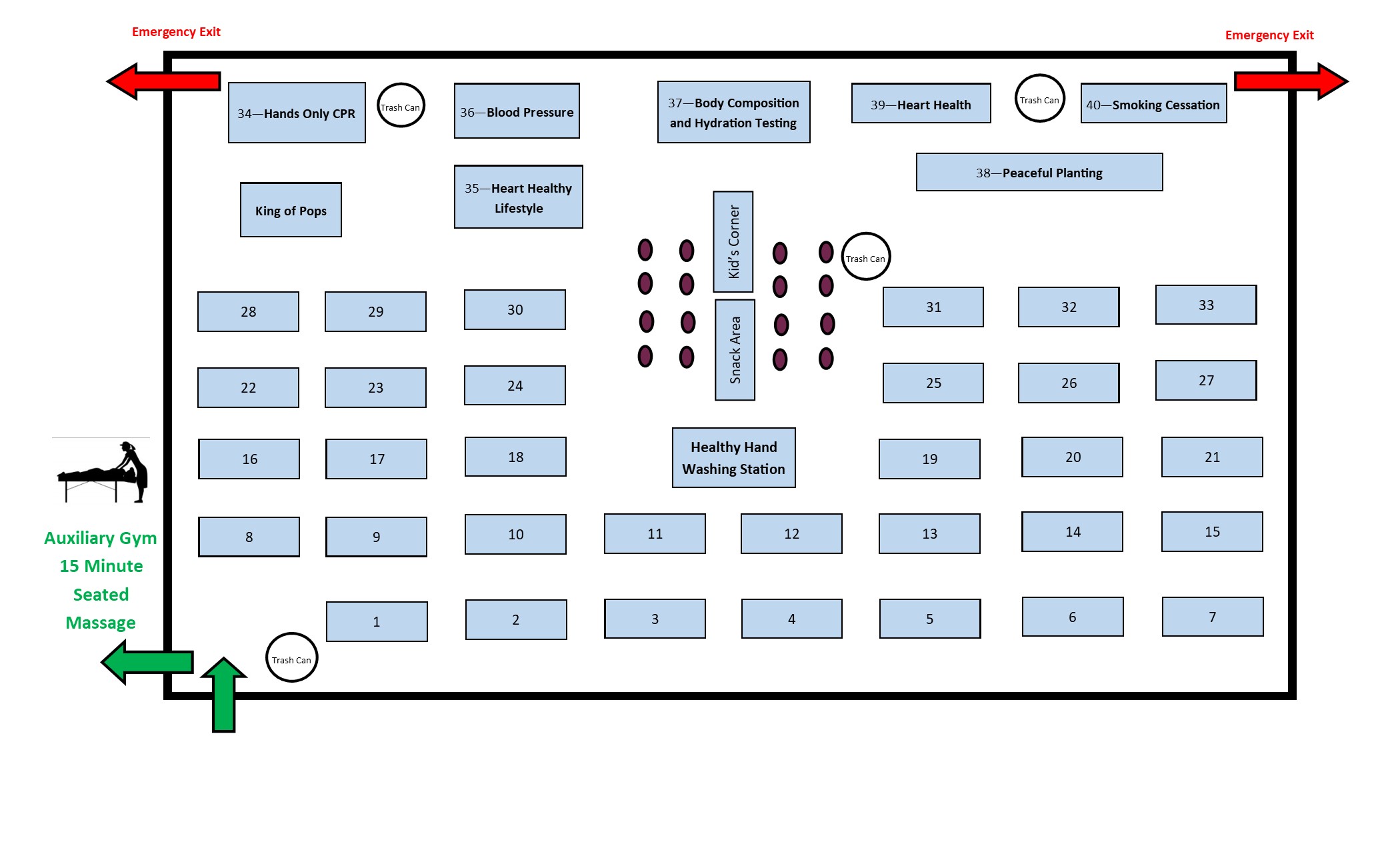 Map of Expo 