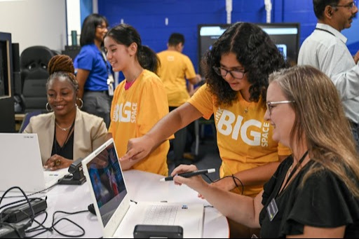 Think Big Space students and staff