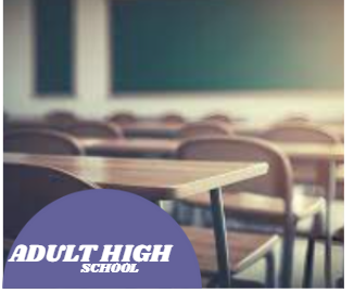 Adult High School Image of desk and chairs